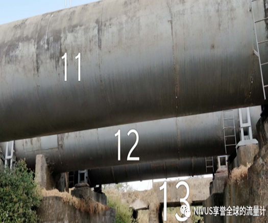 典型案例：多根DN3000mm饮用水输水管道的流量测量
